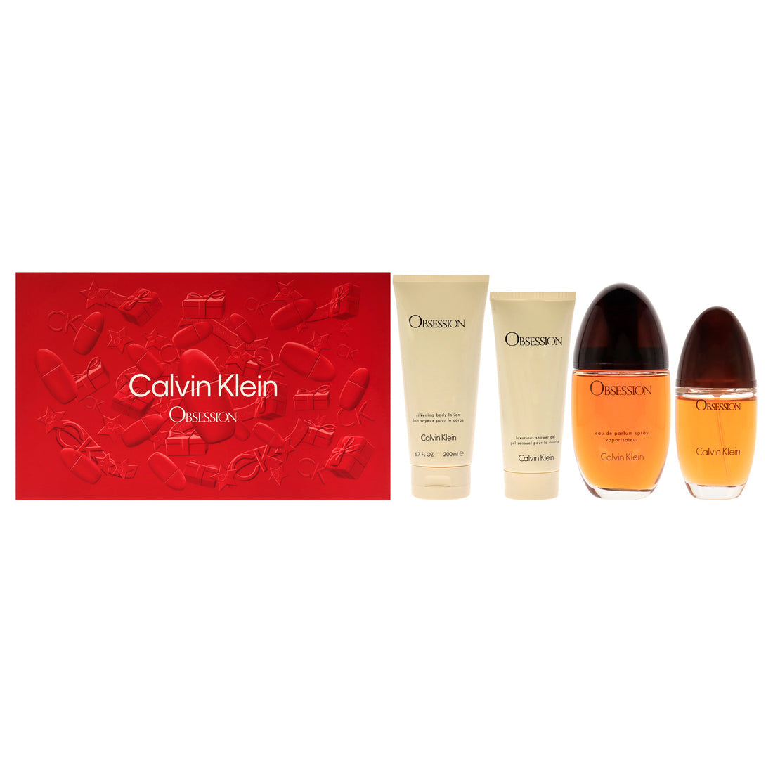 Gift Set Calvin Klein Obsession Red