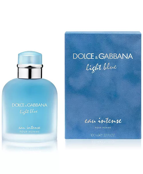 D & G Light Blue Intense Pour Homme Eau de Parfum 3.4 Oz